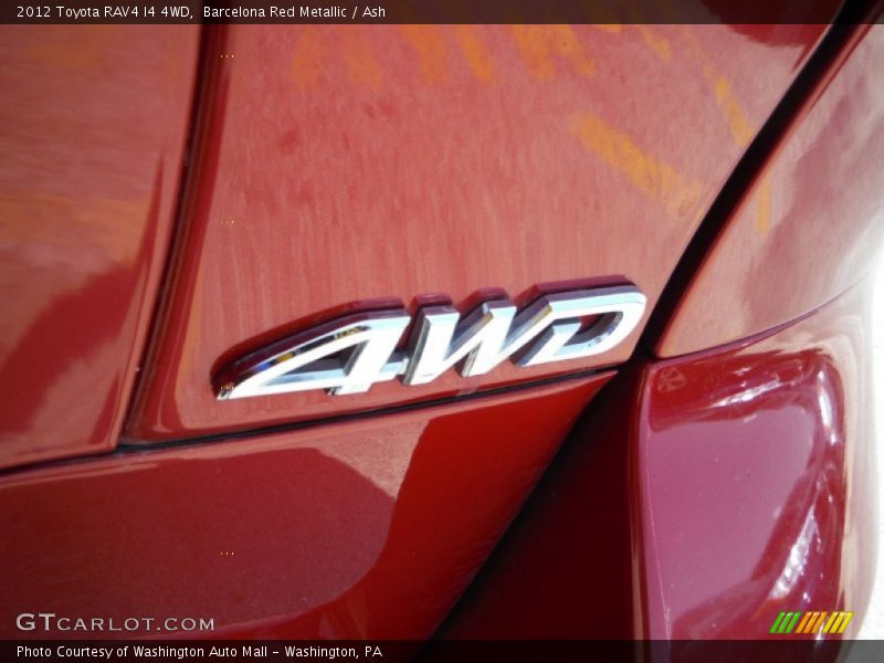 Barcelona Red Metallic / Ash 2012 Toyota RAV4 I4 4WD