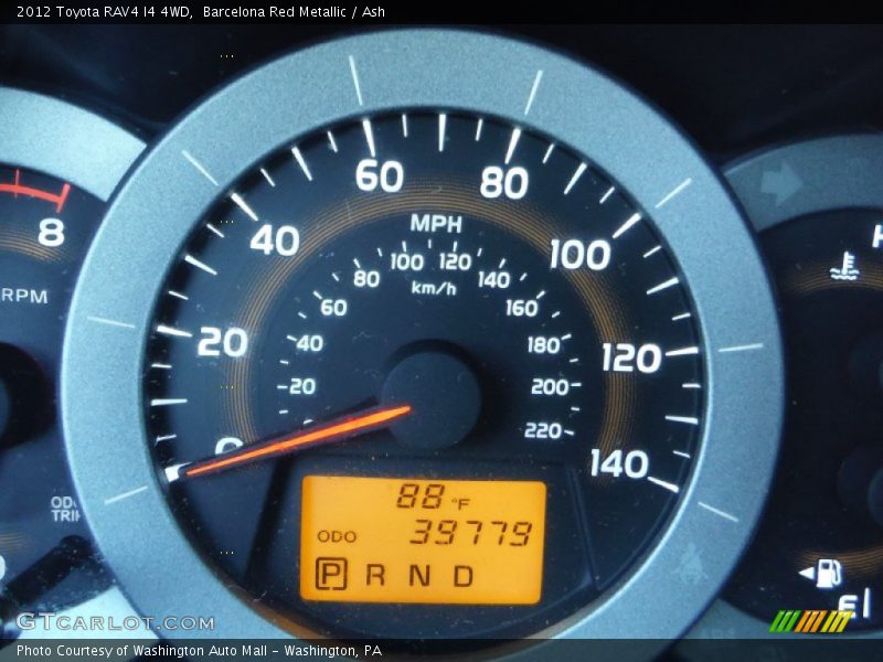 Barcelona Red Metallic / Ash 2012 Toyota RAV4 I4 4WD