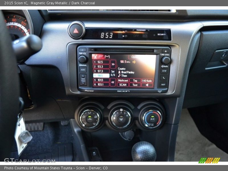 Magnetic Gray Metallic / Dark Charcoal 2015 Scion tC