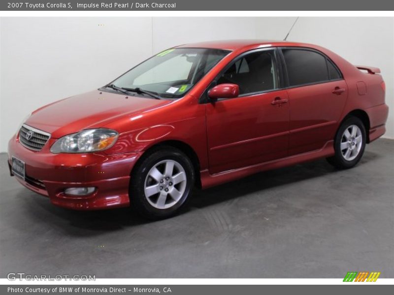 Front 3/4 View of 2007 Corolla S