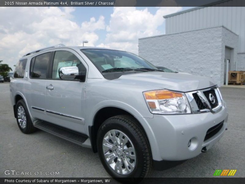 Front 3/4 View of 2015 Armada Platinum 4x4