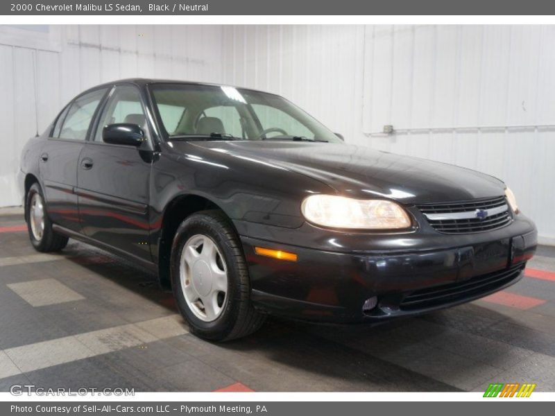 Black / Neutral 2000 Chevrolet Malibu LS Sedan