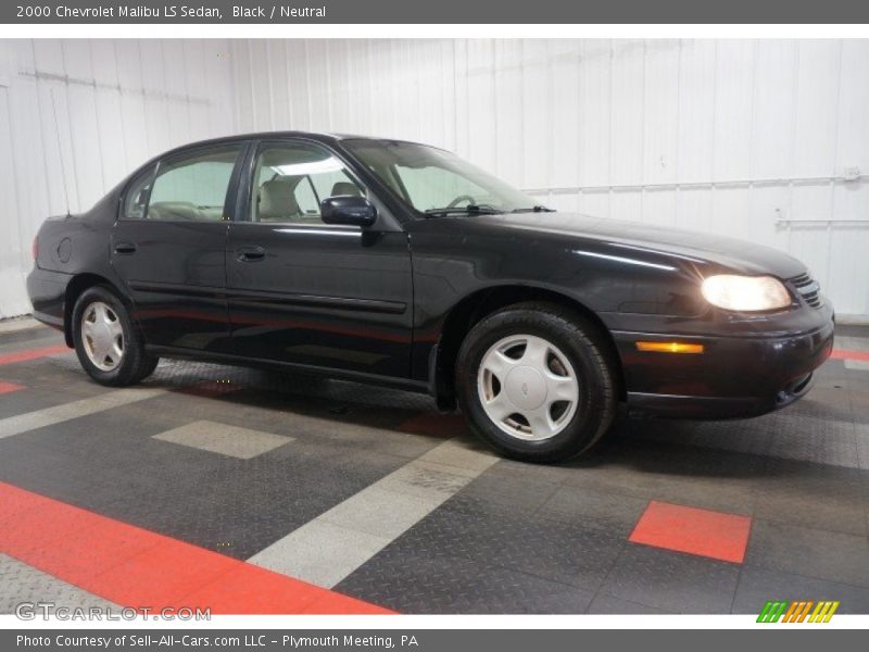 Black / Neutral 2000 Chevrolet Malibu LS Sedan