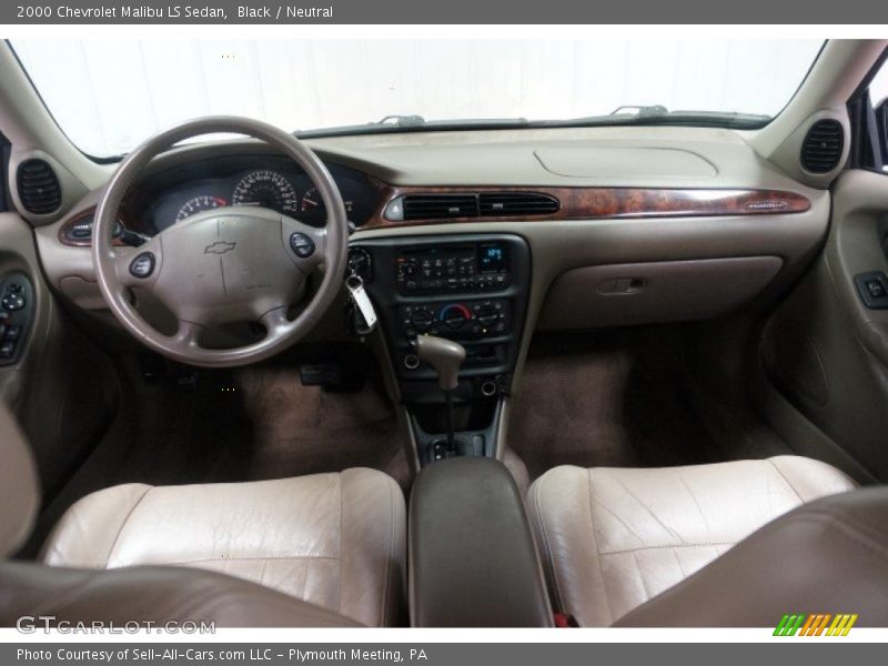 Black / Neutral 2000 Chevrolet Malibu LS Sedan