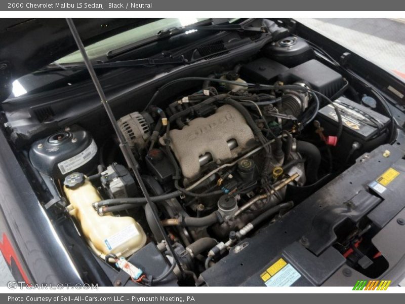 Black / Neutral 2000 Chevrolet Malibu LS Sedan