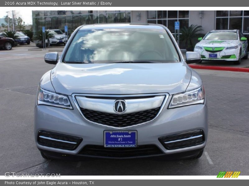 Lunar Silver Metallic / Ebony 2016 Acura MDX Technology