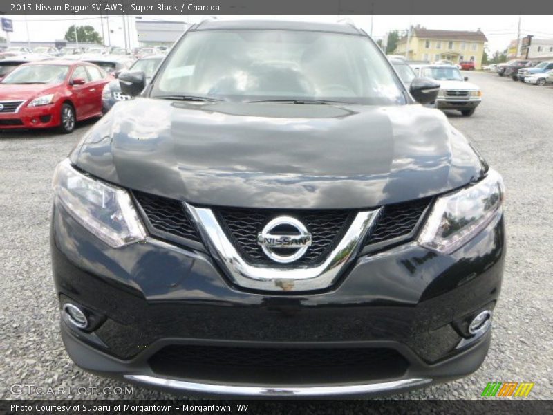 Super Black / Charcoal 2015 Nissan Rogue SV AWD
