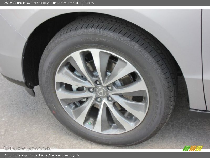 Lunar Silver Metallic / Ebony 2016 Acura MDX Technology