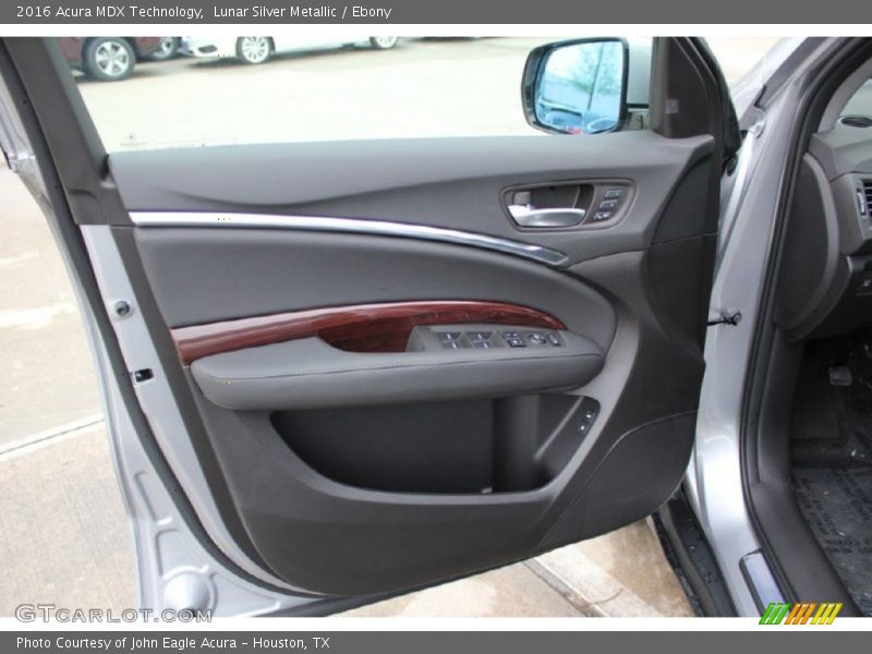 Lunar Silver Metallic / Ebony 2016 Acura MDX Technology