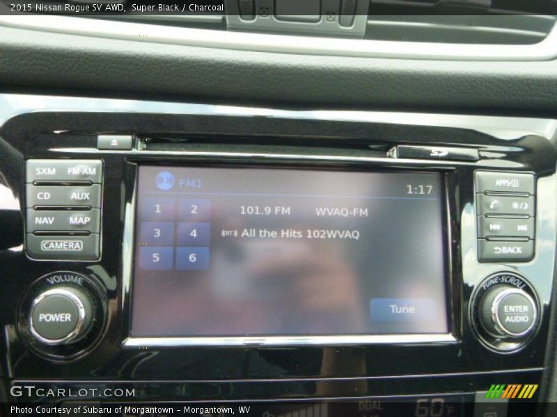 Super Black / Charcoal 2015 Nissan Rogue SV AWD