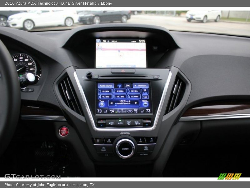 Lunar Silver Metallic / Ebony 2016 Acura MDX Technology