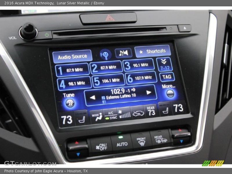 Lunar Silver Metallic / Ebony 2016 Acura MDX Technology
