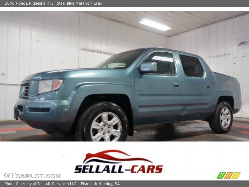 Steel Blue Metallic / Gray 2006 Honda Ridgeline RTS