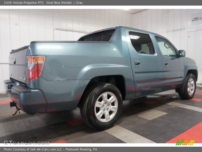 Steel Blue Metallic / Gray 2006 Honda Ridgeline RTS