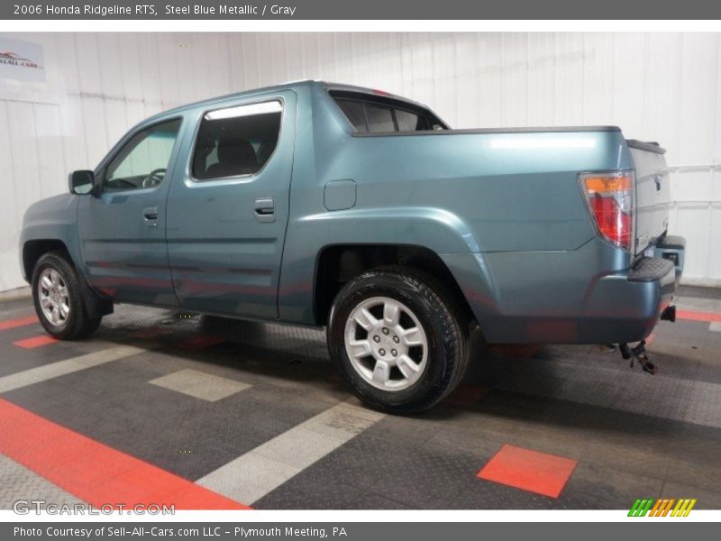 Steel Blue Metallic / Gray 2006 Honda Ridgeline RTS