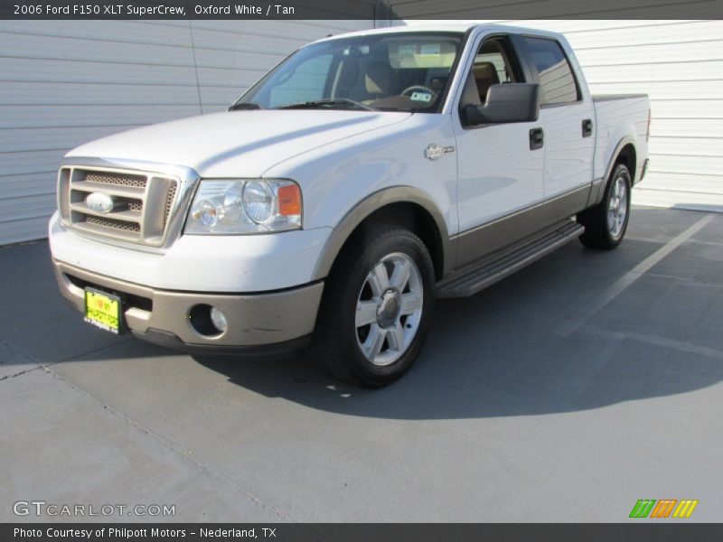 Oxford White / Tan 2006 Ford F150 XLT SuperCrew