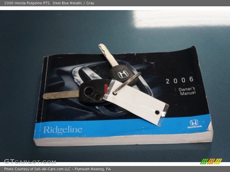 Steel Blue Metallic / Gray 2006 Honda Ridgeline RTS
