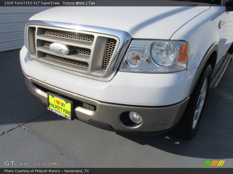 Oxford White / Tan 2006 Ford F150 XLT SuperCrew