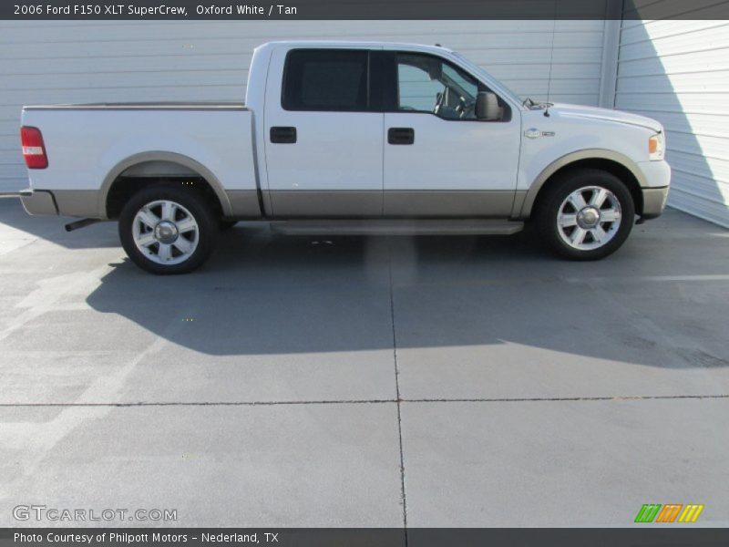 Oxford White / Tan 2006 Ford F150 XLT SuperCrew