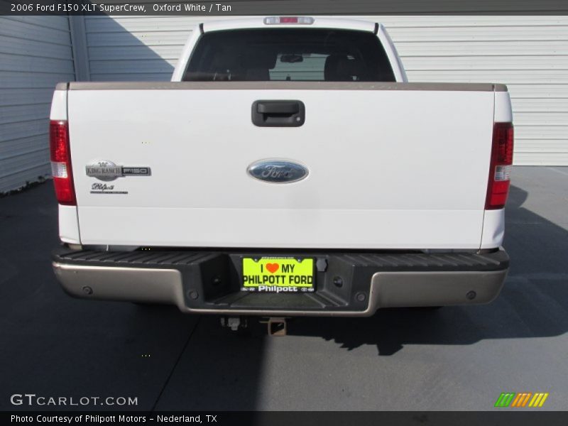 Oxford White / Tan 2006 Ford F150 XLT SuperCrew