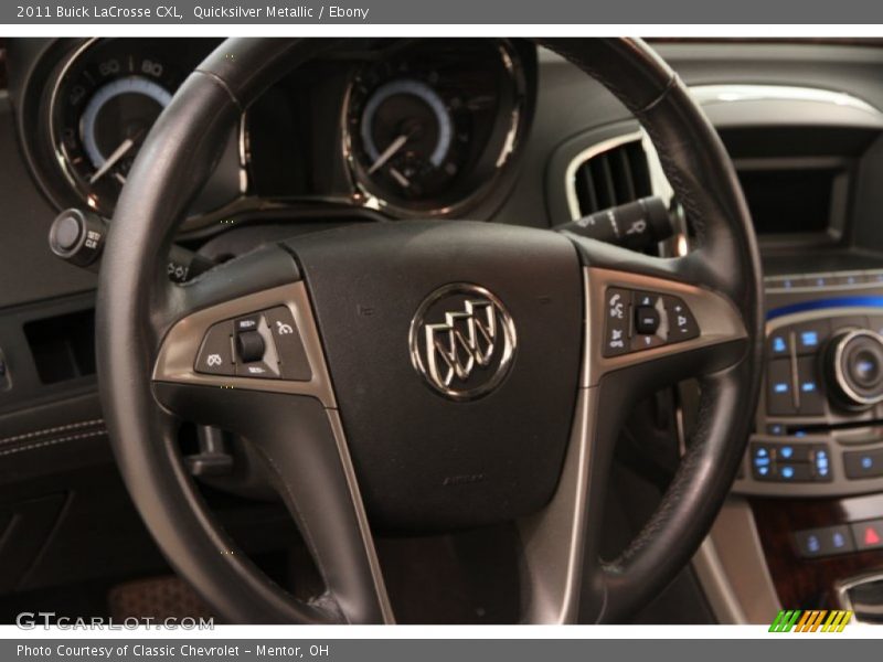 Quicksilver Metallic / Ebony 2011 Buick LaCrosse CXL