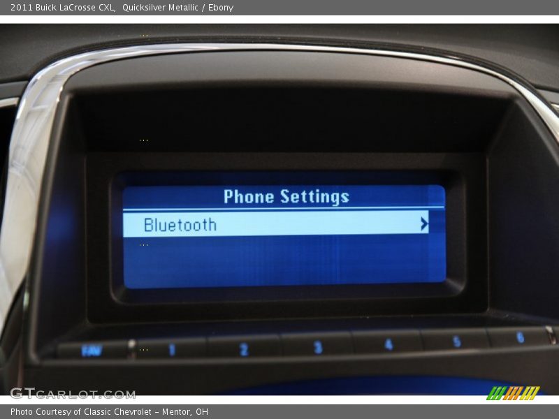 Quicksilver Metallic / Ebony 2011 Buick LaCrosse CXL
