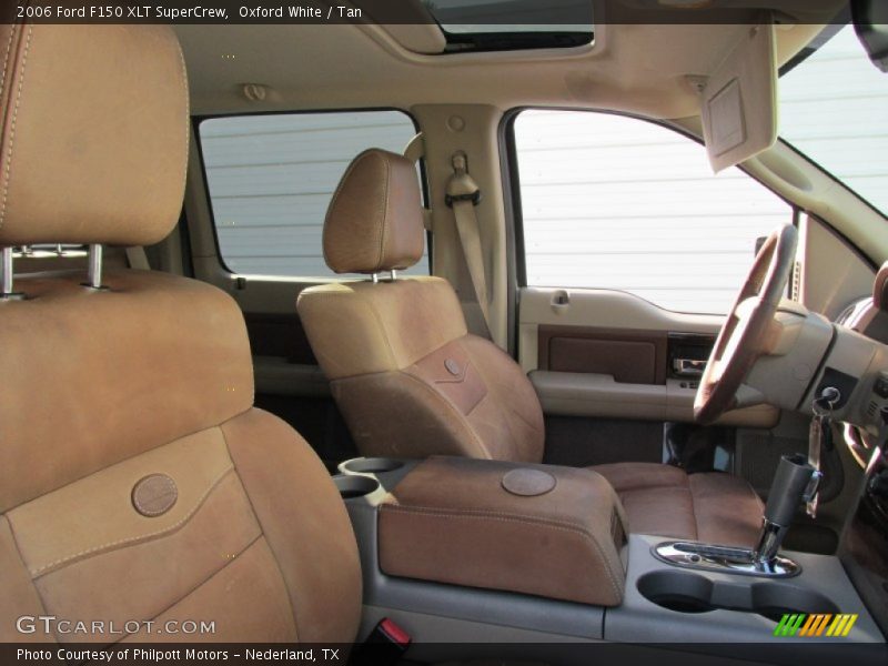 Oxford White / Tan 2006 Ford F150 XLT SuperCrew