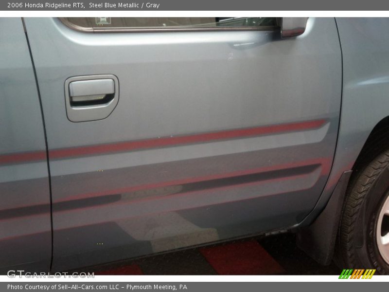 Steel Blue Metallic / Gray 2006 Honda Ridgeline RTS