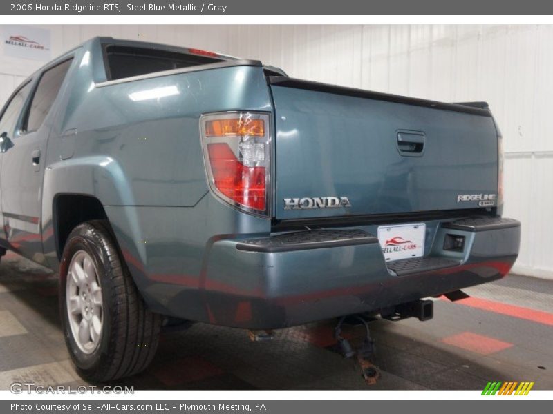 Steel Blue Metallic / Gray 2006 Honda Ridgeline RTS