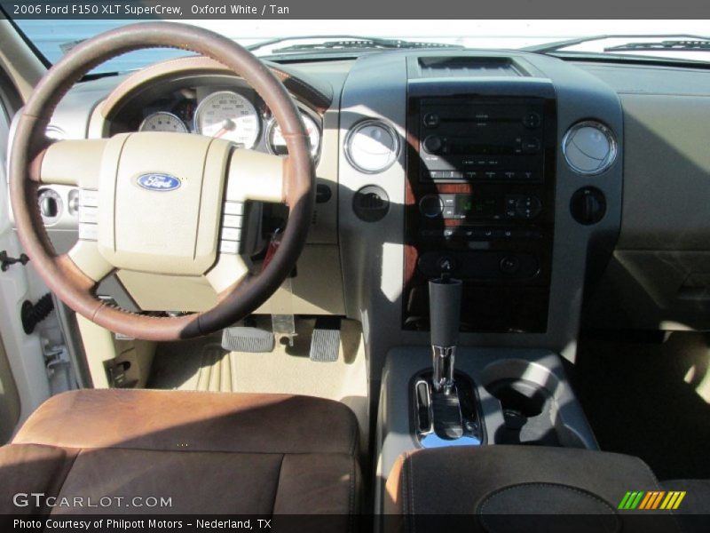 Oxford White / Tan 2006 Ford F150 XLT SuperCrew