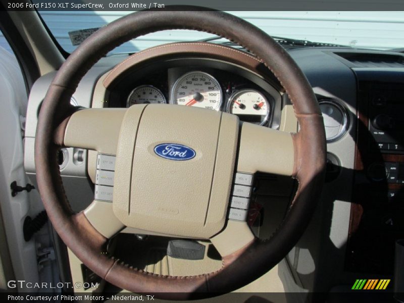 Oxford White / Tan 2006 Ford F150 XLT SuperCrew