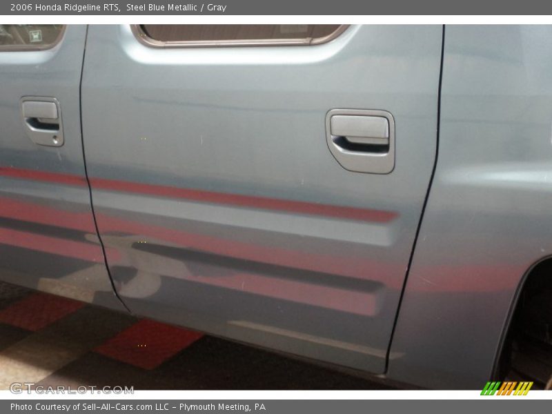 Steel Blue Metallic / Gray 2006 Honda Ridgeline RTS