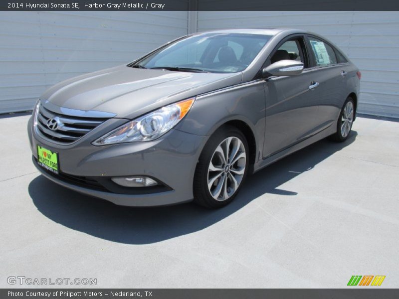 Harbor Gray Metallic / Gray 2014 Hyundai Sonata SE