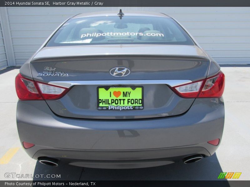 Harbor Gray Metallic / Gray 2014 Hyundai Sonata SE