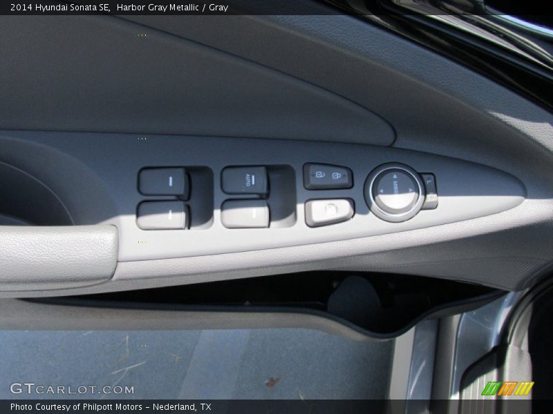 Harbor Gray Metallic / Gray 2014 Hyundai Sonata SE