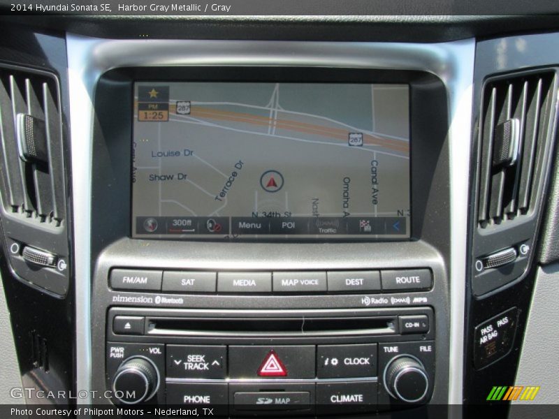 Harbor Gray Metallic / Gray 2014 Hyundai Sonata SE