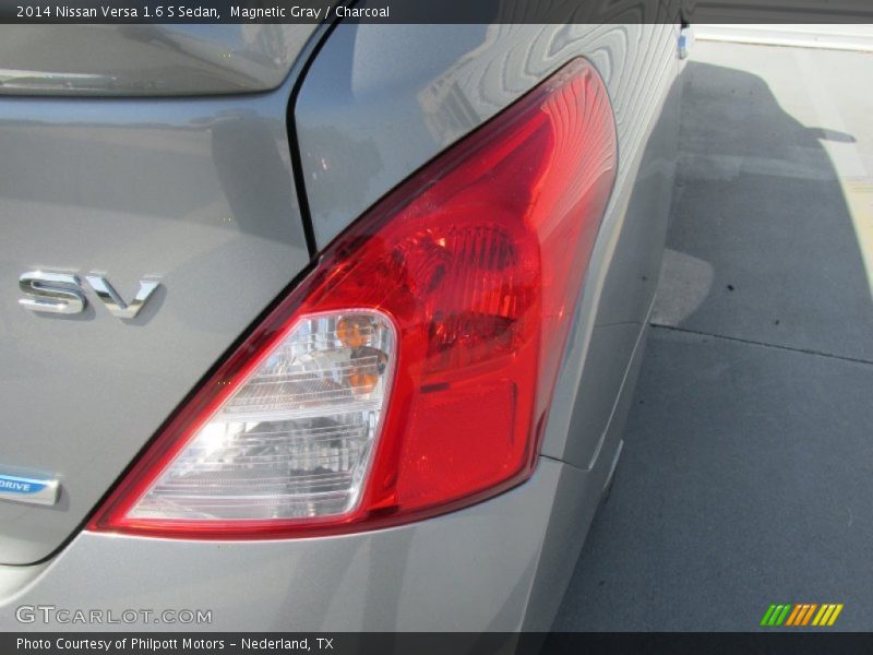 Magnetic Gray / Charcoal 2014 Nissan Versa 1.6 S Sedan