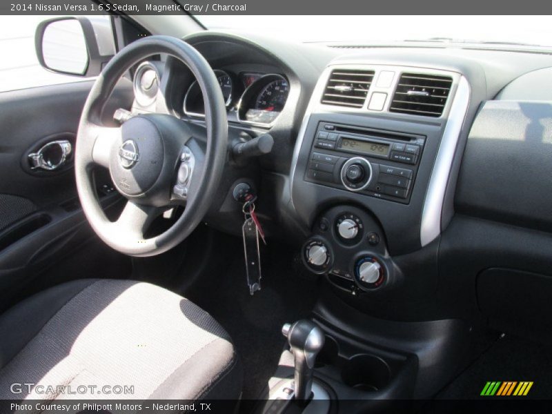 Magnetic Gray / Charcoal 2014 Nissan Versa 1.6 S Sedan
