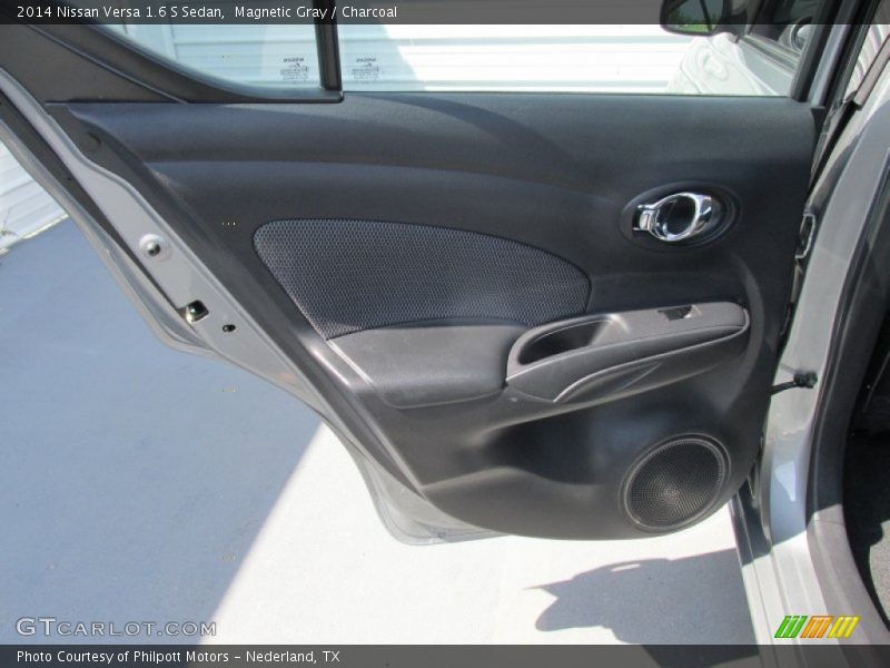 Magnetic Gray / Charcoal 2014 Nissan Versa 1.6 S Sedan