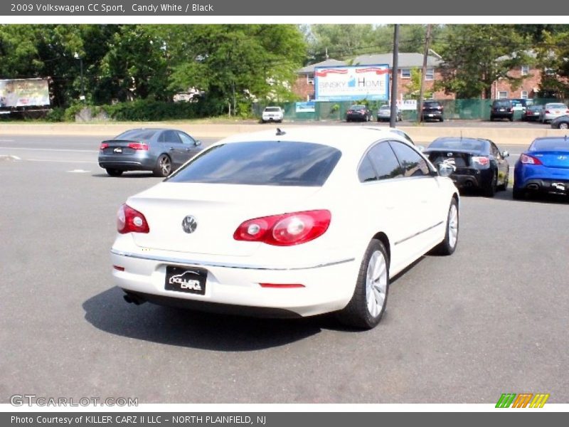 Candy White / Black 2009 Volkswagen CC Sport