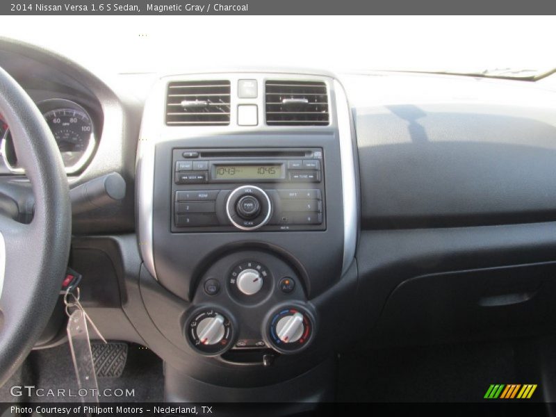 Magnetic Gray / Charcoal 2014 Nissan Versa 1.6 S Sedan
