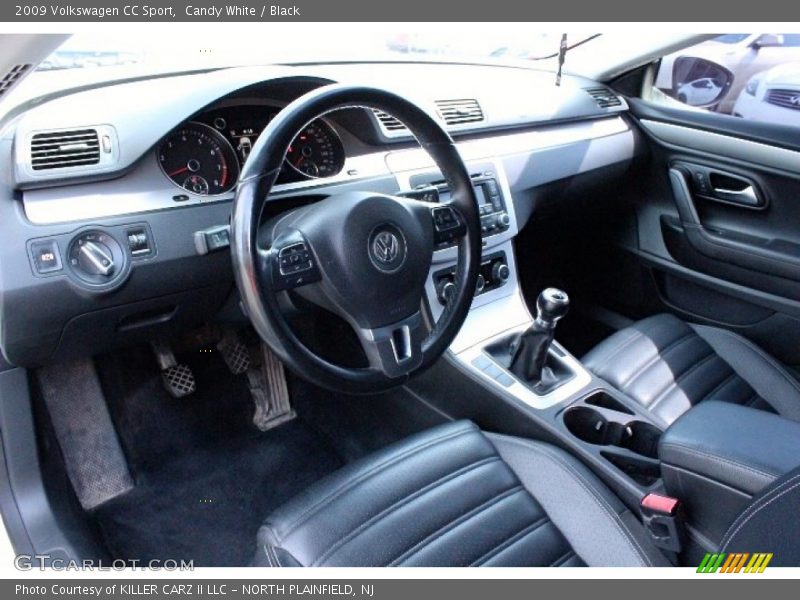 Candy White / Black 2009 Volkswagen CC Sport