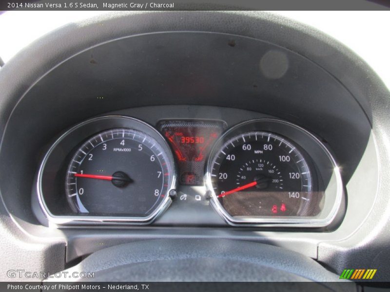 Magnetic Gray / Charcoal 2014 Nissan Versa 1.6 S Sedan