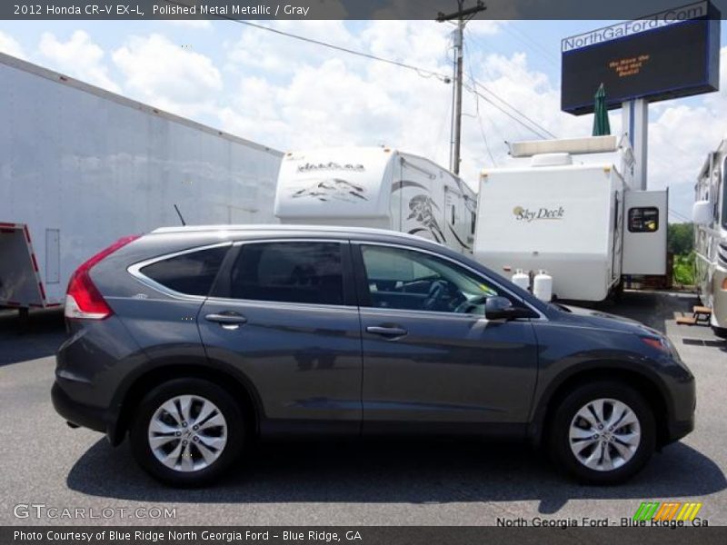 Polished Metal Metallic / Gray 2012 Honda CR-V EX-L