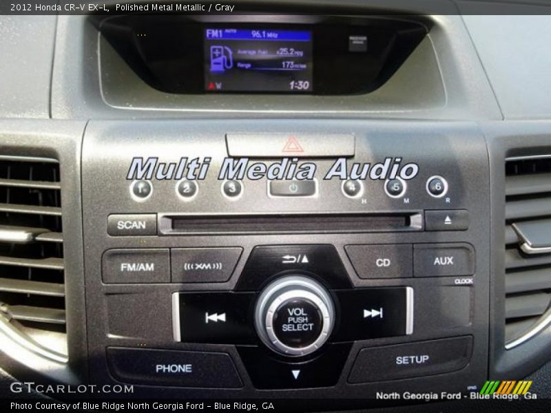Polished Metal Metallic / Gray 2012 Honda CR-V EX-L