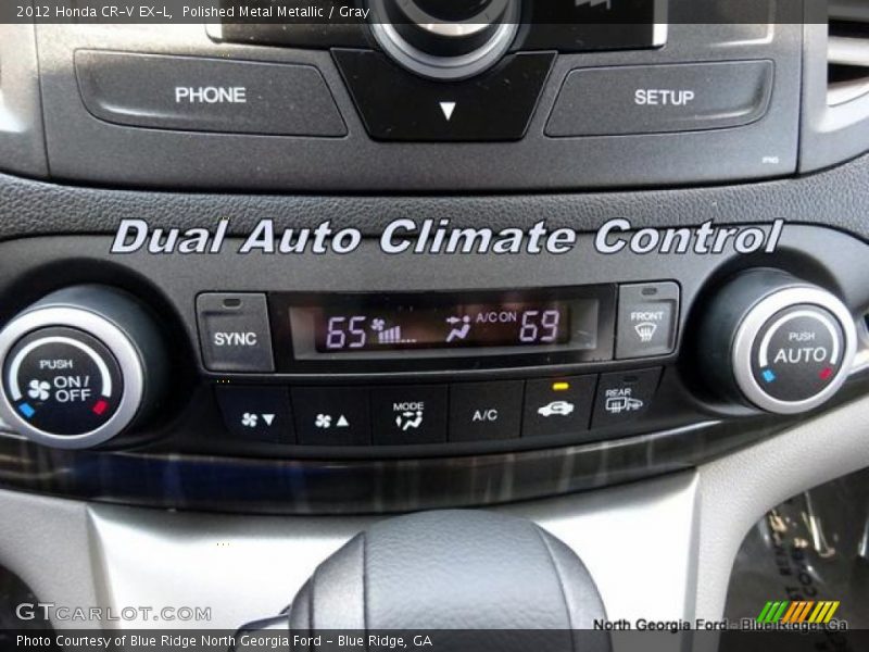 Polished Metal Metallic / Gray 2012 Honda CR-V EX-L