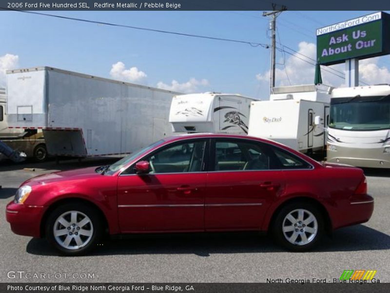 Redfire Metallic / Pebble Beige 2006 Ford Five Hundred SEL
