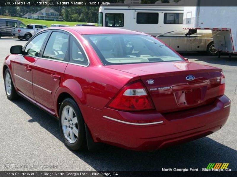 Redfire Metallic / Pebble Beige 2006 Ford Five Hundred SEL