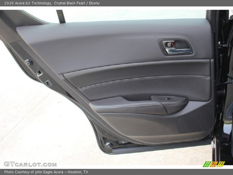 Crystal Black Pearl / Ebony 2016 Acura ILX Technology