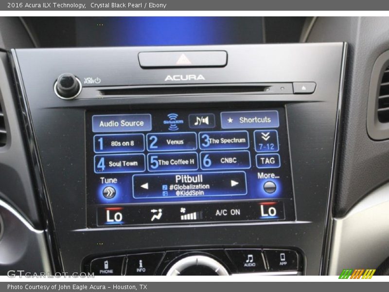 Crystal Black Pearl / Ebony 2016 Acura ILX Technology